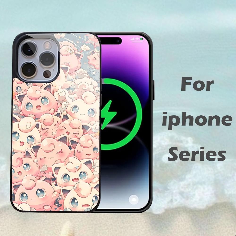 G-Jigglypuff Phone Case For IPhone 16 15 14 13 Pro Max 11 12 Mini Alex Mirror For Magsafe Wireless Charging Cover