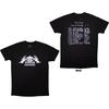 Radiohead Organic T-Shirt: Bearhead Crest (Black) (Back Print) OFFICIAL NEW