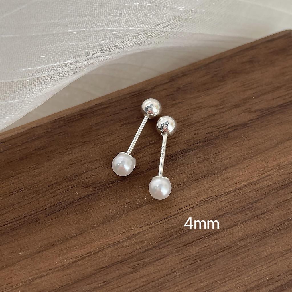 Изысканные серьги-гвоздики в виде спиральной жемчужины для женщин — элегантный и уникальный дизайн, их никогда не нужно снимать.