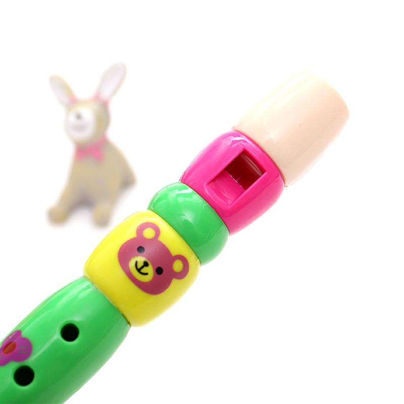 1 шт. мультяшная короткая флейта звук детский духовой музыкальный инструмент флейта с 6 отверстиями