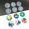 Candy Chocolate Cake Tools Silicone Moulds Keychain Molds Jewelry Making Tool Christmas Ball Mold