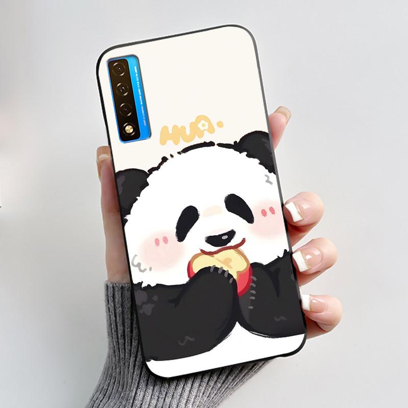 Чехол для TCL 20S 20L 20L+ 20 Pro 5G Роскошный Милый Кролик Любовь Забавный Черный Мягкий Силиконовый Чехол для Телефона для TCL20 20Pro 5G Задняя Крышка