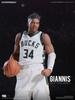 Real Masterpiece NBA Collection Giannis Antetokounmpo Collectible Figure White Large 653407 1/6