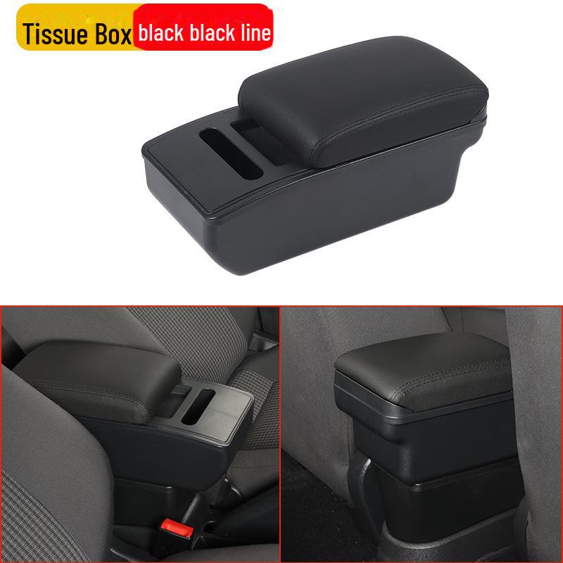Adjustable Universal Car Armrest Box for Export, Overseas Use. Extends and Widens for Central Armrest.