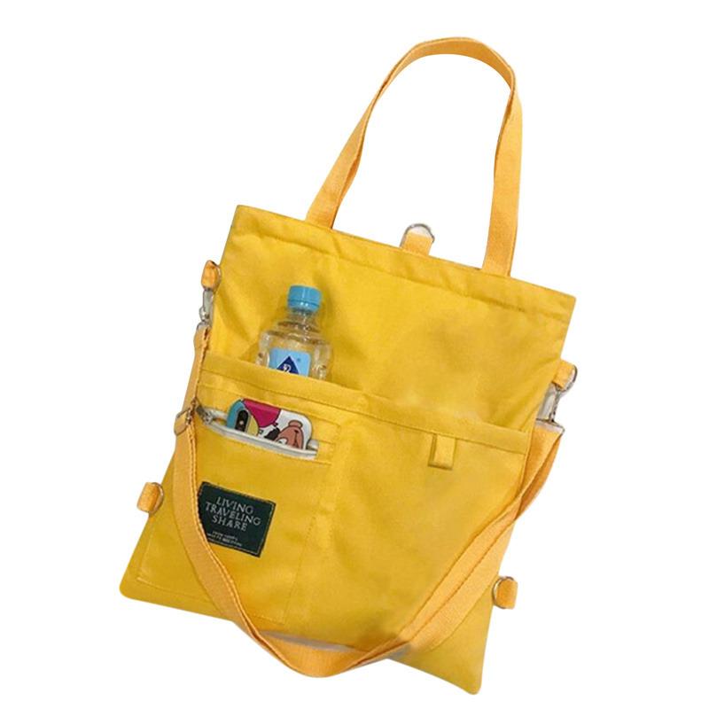 Women Canvas Crossbody Handbag Female Shopper Fashion Simple Shoulder Canvas Bags For Women Tote