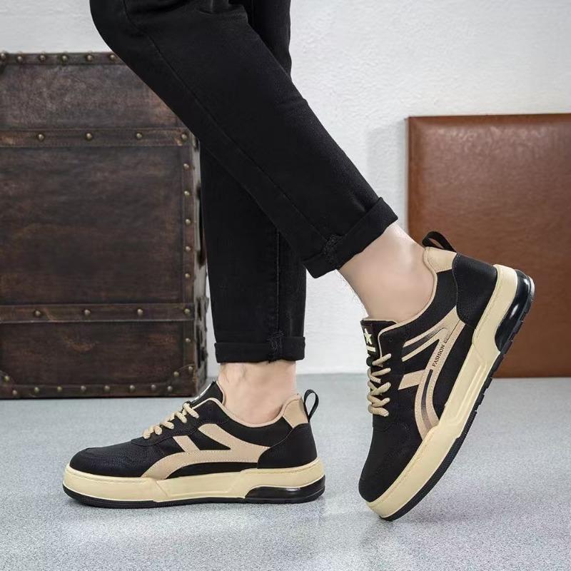 Men S Casual Board Shoes Breathable Thick Sole Fashion Running Sneakers