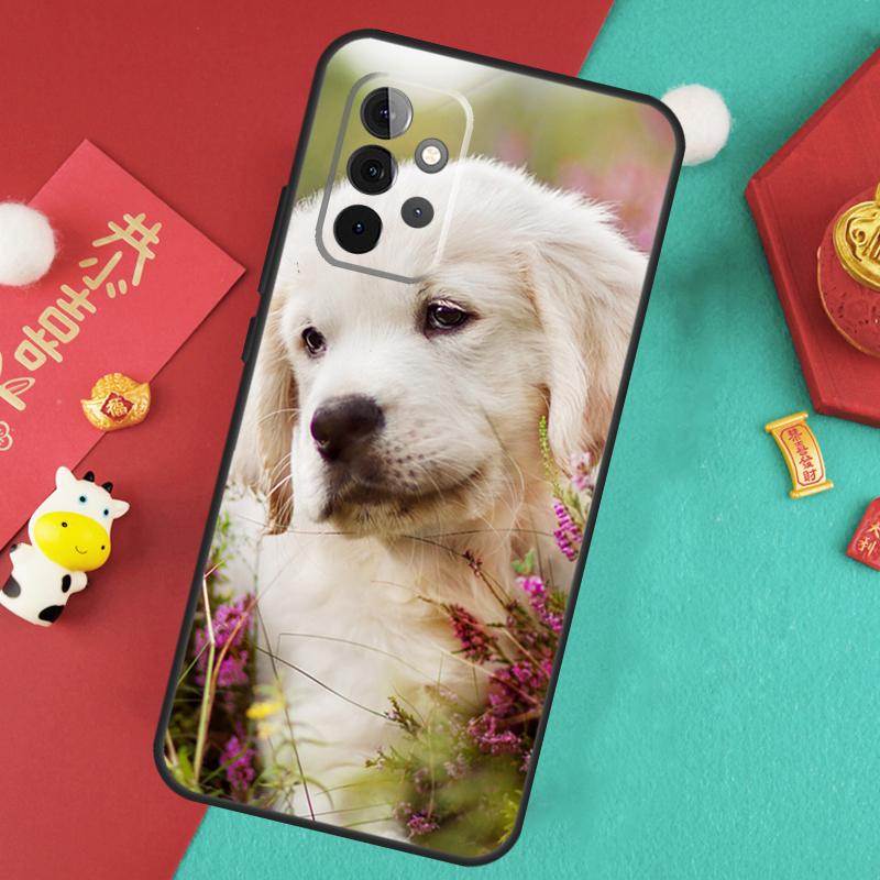 Golden Retriever Dog Case For Samsung Galaxy A34 A54 A14 A15 A25 A35 A55 A53 A33 A13 A52 A32 A12 A51 A71 Cover