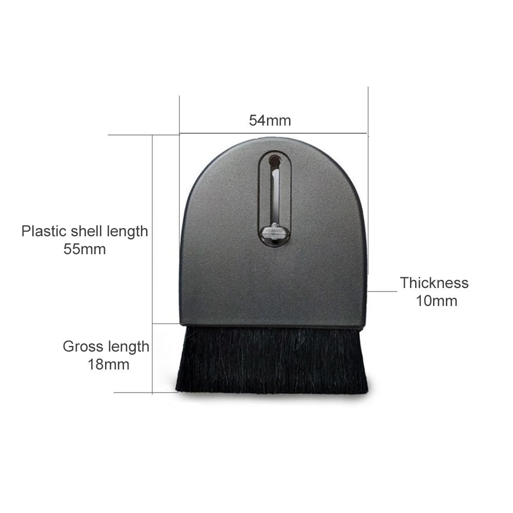 Wool Turntable Vinyl Records Cleaner Anti-Static Vinyl Dust Remover Brush Soft Record Vinyl Dust Remover Brush for Vinyl Records