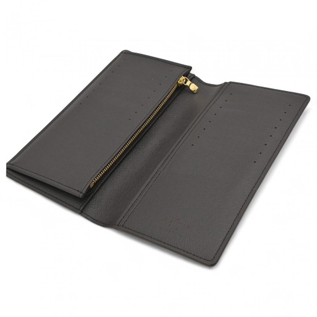 Оригинал LOUIS VUITTON Damier Portefeuille Brazza Длинный кошелек lv7736sn