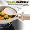 Силиконовая подставка для кухонных принадлежностей, держатель для кухонных принадлежностей, подставка для крышки кастрюли, подставка для ложки, регулируемые кухонные гаджеты, защита от проливания, кухонные аксессуары