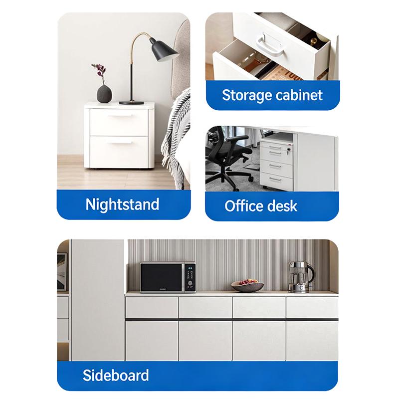 2Set Smooth Glide Bearing Drawer Slides 17Mm Wide Two Way Slide Drawer Glides 8"-17" Hardware Accessories Drawer Rail