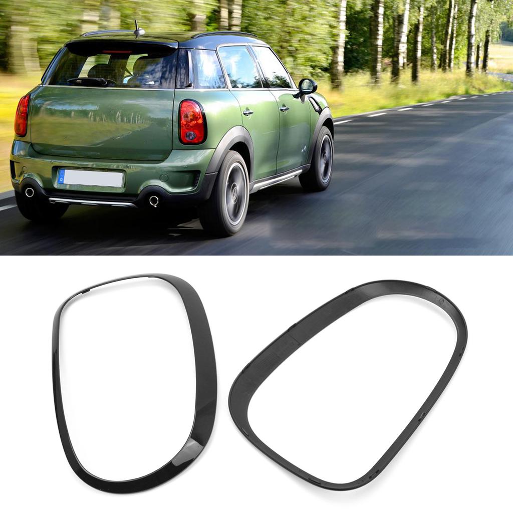 2pcs Tail Light Lamp Trim Ring Replacement for BMW Mini R60 OEM 52109806935 52109806936