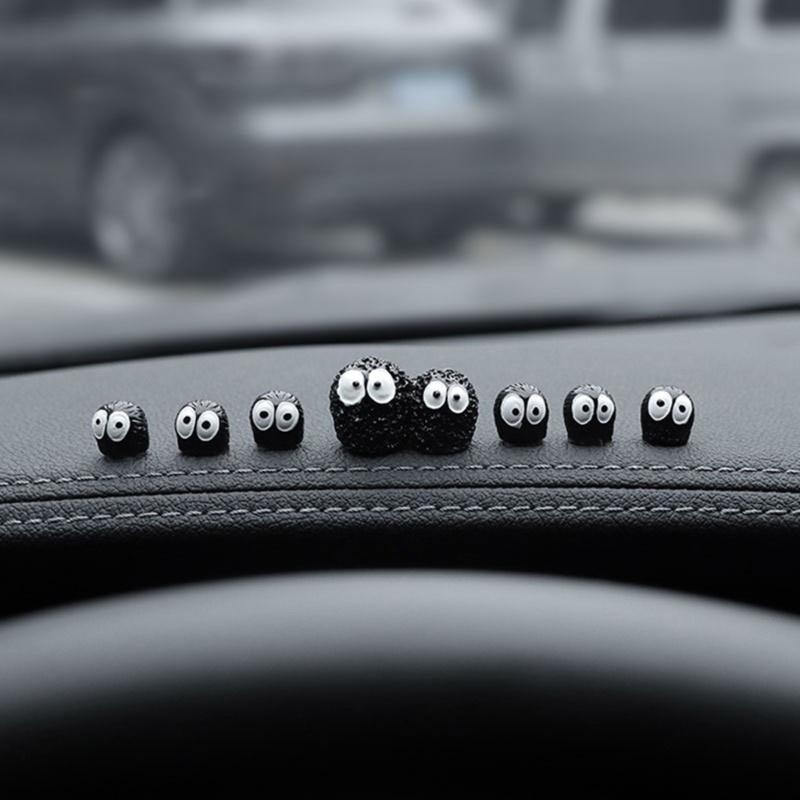 Аксессуар для интерьера автомобиля Черный уголь Украшение для автомобиля Декор для автомобильной приборной панели Клейкий Орнамент Сажа