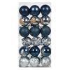 36PCS Tree Decor Set Christmas Ball Decoration Hanging Design Holiday Party Supplies  For Home Decor