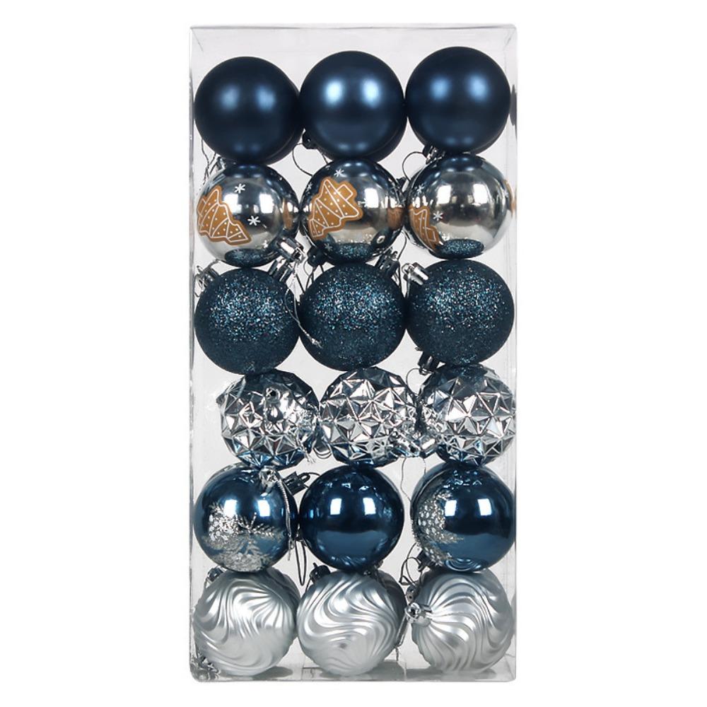 36PCS Tree Decor Set Xmas Tree Ornaments Christmas Pendent Ornaments Christmas Tree Decorating