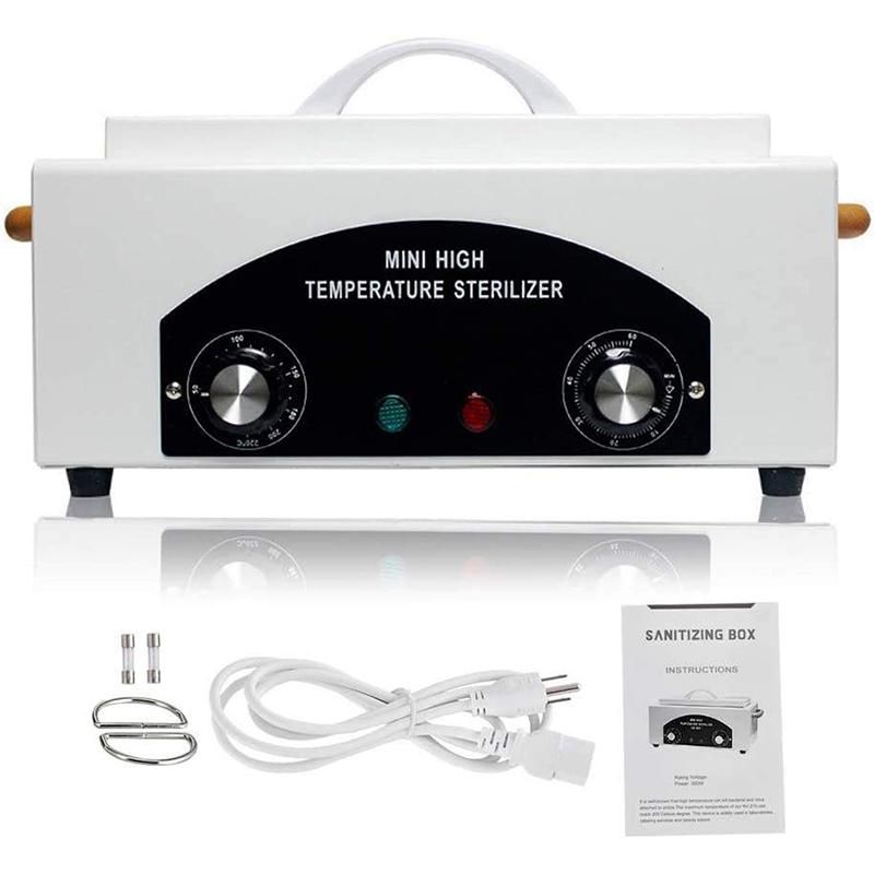 Шкаф для высокотемпературной ультрафиолетовой дезинфекции, сухожаровой стерилизатор для наращивания ногтей, пинцеты, ножницы, контейнер для дезинфекции полотенец