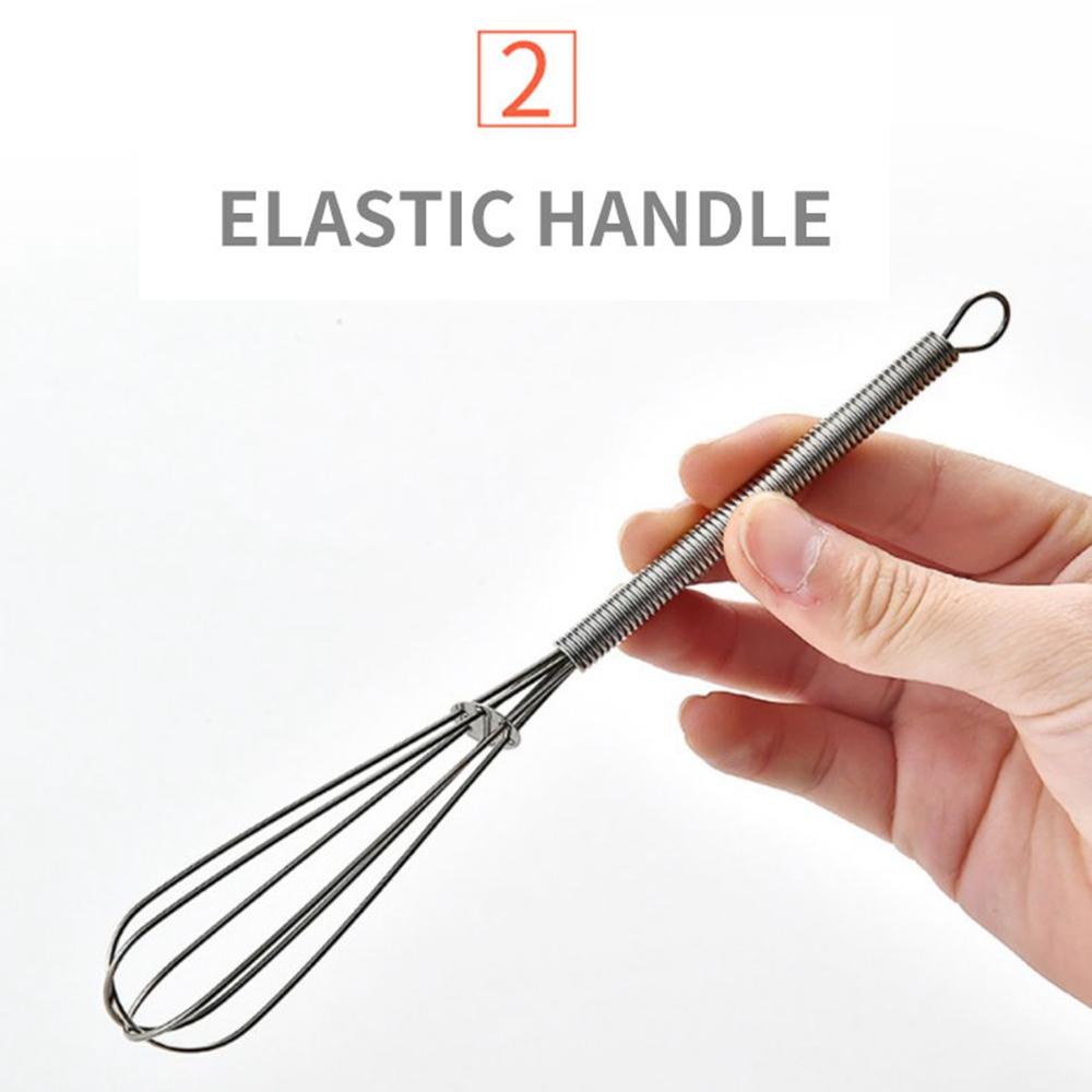 Manual Egg Mixer Stainless Steel Baking Agitator Egg Tool Kitchen Gadgets Whisk Egg Beater