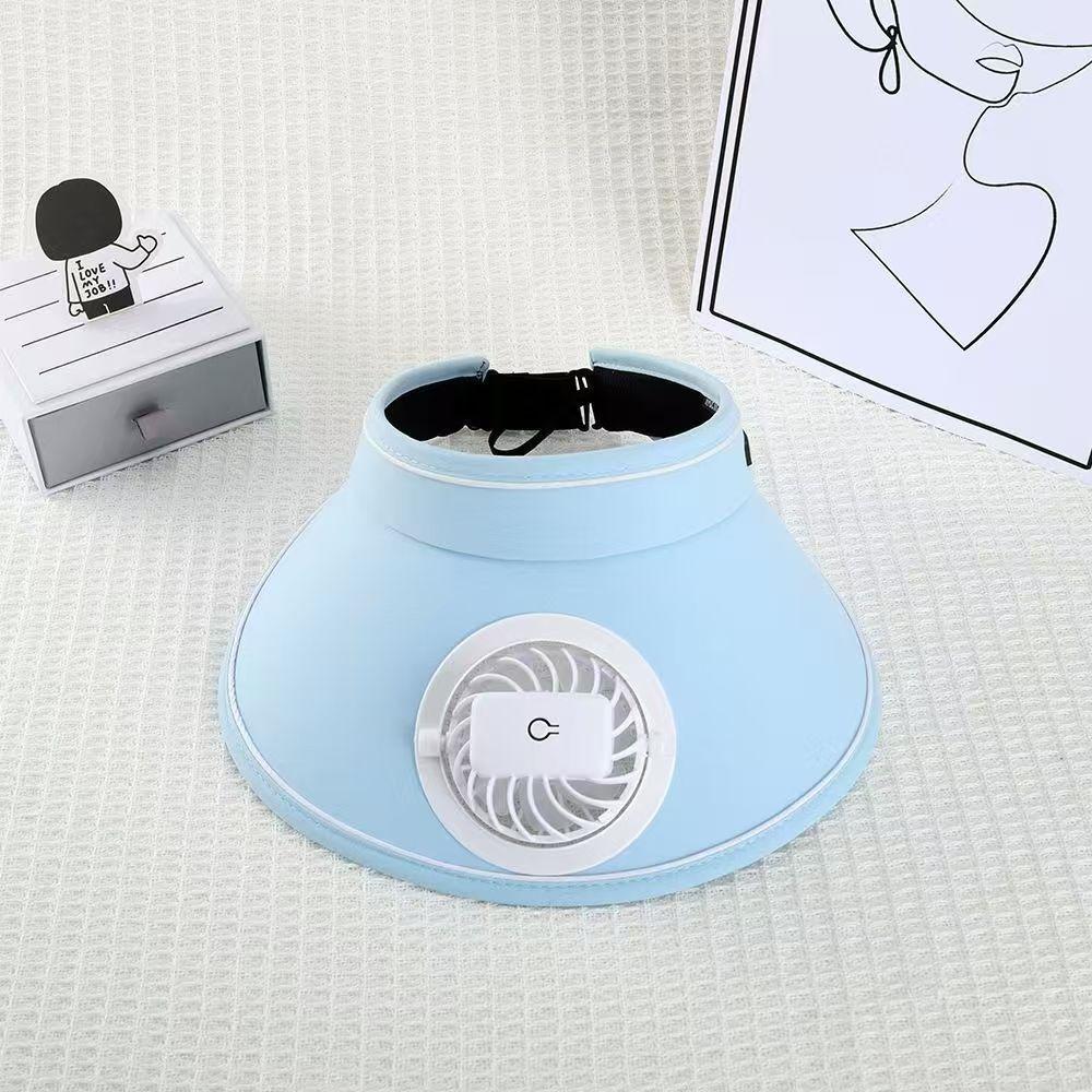 USB Charging Fan Solar Powered Fan Hat Large Brim Sun Protection Hat Wide Brim Sun Hat Outdoor