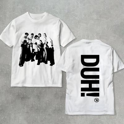 Хлопковая футболка с коротким рукавом с принтом K-pop, уличные футболки, футболка с круглым вырезом, высококачественная футболка, винтажный модный топ, уличная одежда, унисекс