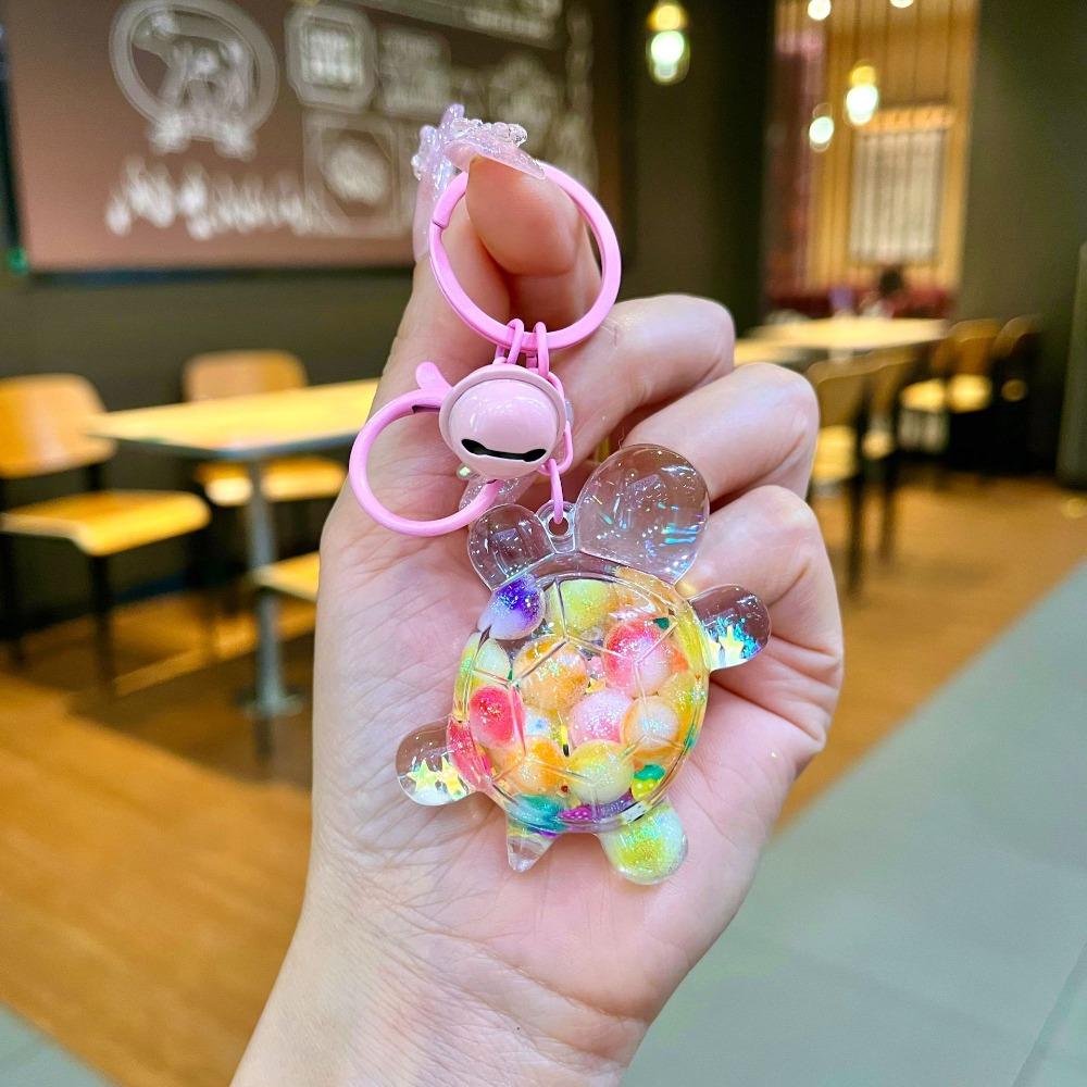 Прозрачные куклы-черепахи цвета конфет, светящиеся зыбучие пески, бутылка, украшение, пара