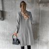 Women's Midi Long Wool Coat Double Breasted Trench Coat Classic Notch Lapel Peacoat Fall Winter Overcoat