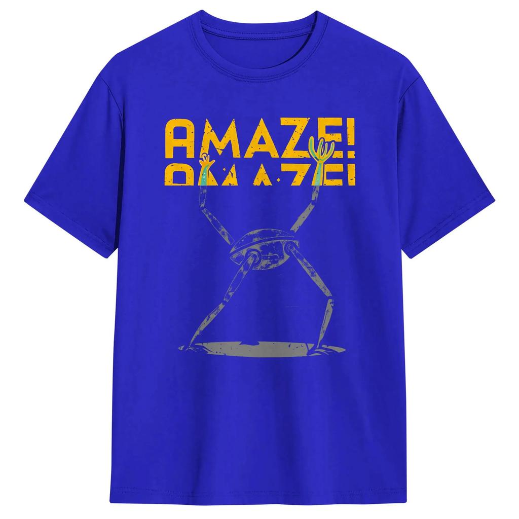 Project Hail Mary Amaze Amaze Amaze T Shirt Summer Fashion T Shirts Men's Cotton Plus Size Top Tees Short Sleeves Awesome Tops