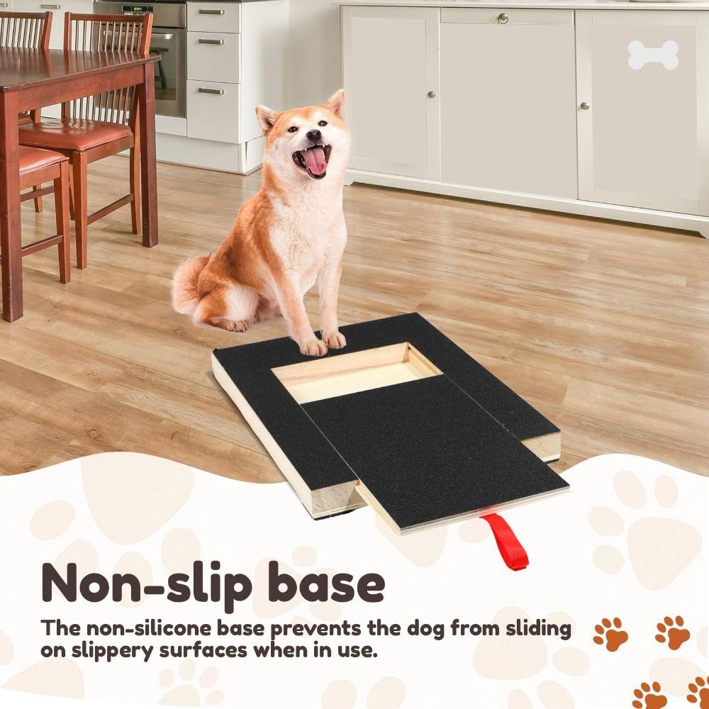 Деревянная доска-пилка для когтей собаки, не вызывающая стресс, царапка для лап собаки, прочная наждачная доска