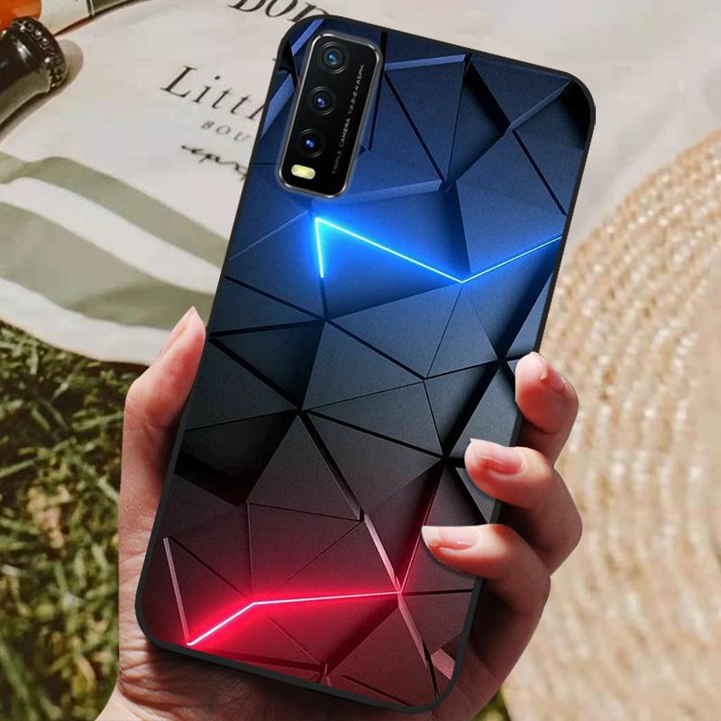 Чехол для Vivo Y11S Силиконовый Мягкий ТПУ Чехол для Телефона Для Vivo Y12s V2027 Чехол Мультяшный Чехол Защитный Бампер Для Vivo V2032 Y11s