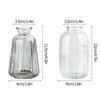 Glass Vase Decorative Flower Bottle Transparent Flower Vase Mushroom Bud Vase Home Decor Table Ornaments Mother'S Day Gifts