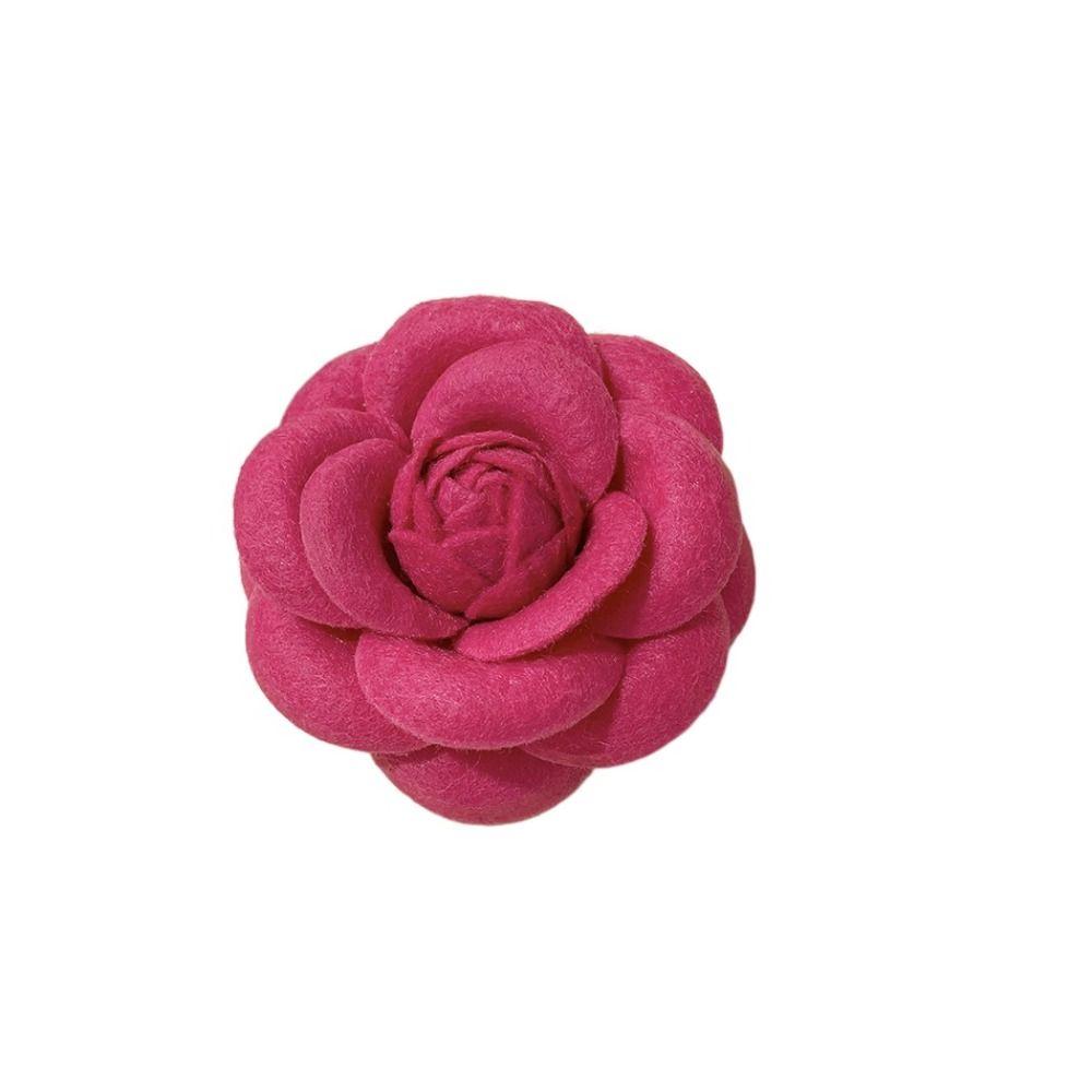 Аксессуары ручной работы из ткани «Цветок камелии» Брошь Jeweley Подарки Брошь-булавка для женщин и девочек