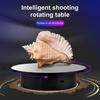 Display Stand 360 Degree Rotating Long Lasting Time Round Shape Electric Motorized Turntable Base for Photography