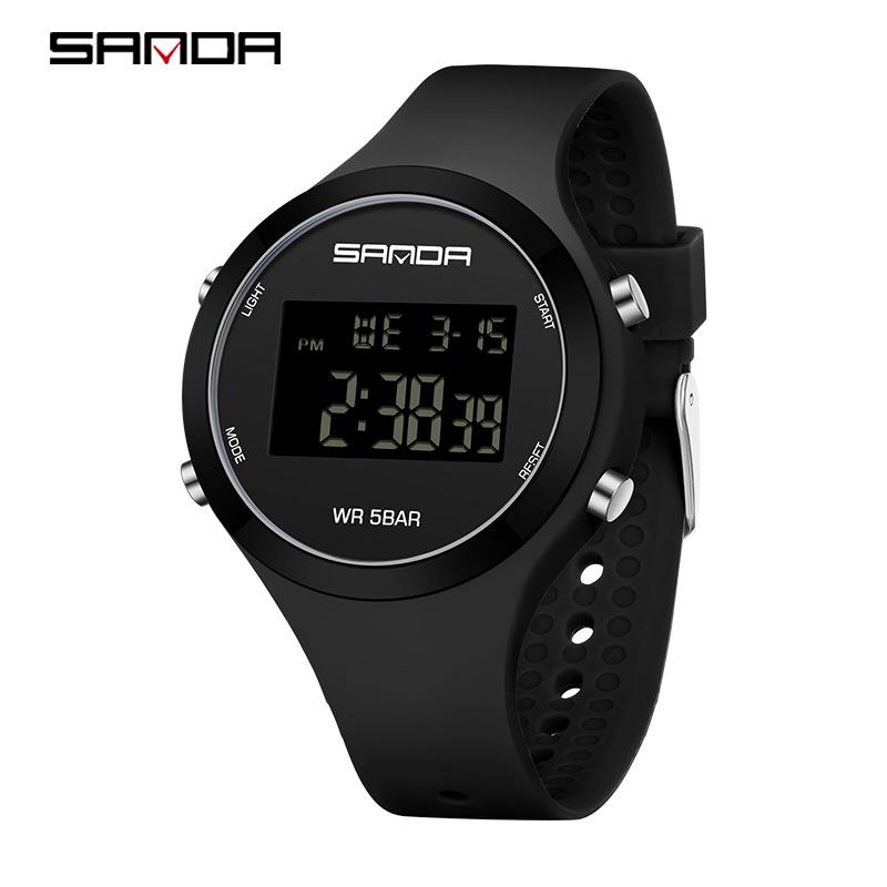 Sanda Colorful Multi-Function Waterproof Sports Watch for Men & Women