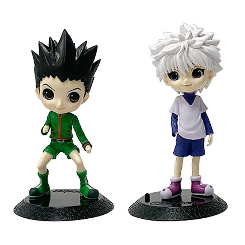 13 см Аниме Фигурки Hunter X Hunter Киллуа Qposket Коллекционные ПВХ Игрушки Фигурка Действия Мультяшная Кукла Настольное Украшение Модель Подарок