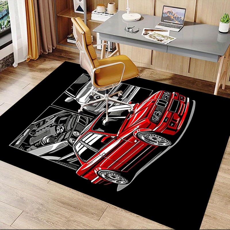 Bmw E30 Artwork Carpet For Playroom Bedroom Living Room Sofa Home Decorkids Game Area Rug Nonslip Floor Mat