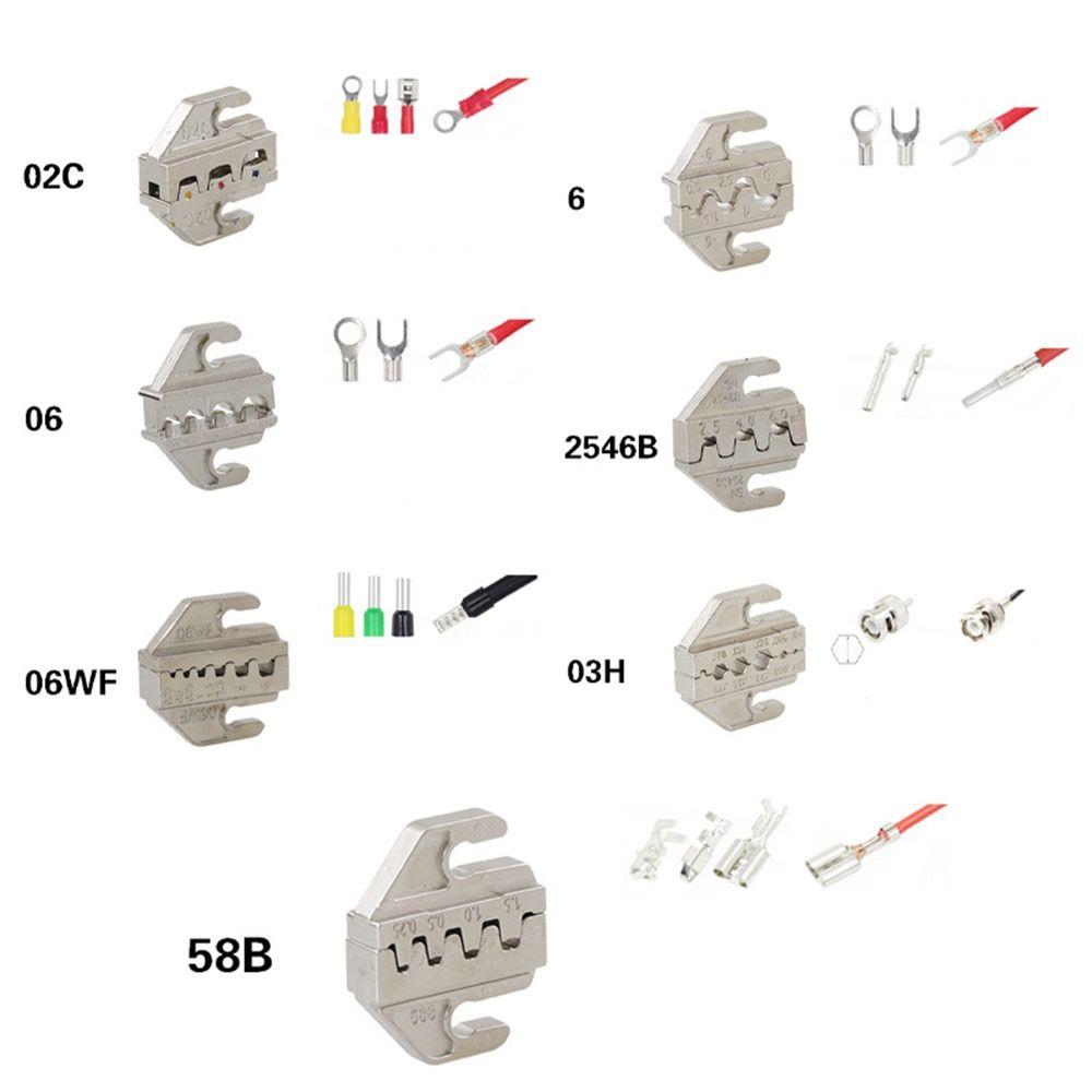 Инструмент для обжима клемм с пазом 4 мм, сменная губка, инструмент-плоскогубцы, аксессуар для обжима клемм