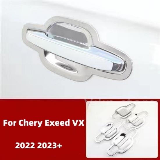 Для Chery Exeed VX 2022 2023 + дверная ручка, чаша, защитные наклейки из нержавеющей стали, ручка для предотвращения столкновений