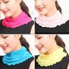 Scarf Women'S Head Cover Neck Cover False Collar Spring And Autumn Warm Versatile Cervical Spine Simulation Silk Mesh Scarf Small Silk Scarf Women