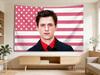 H-Голландия Питер Розовый Американский Флаг Гобелен Паук Звезды и Полосы Настенное панно Идеально для Декора Комнаты в Общежитии Подарок для Фаната