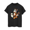Womens/Ladies Cat Trick Or Treat Minnie Mouse Cotton Boyfriend T-Shirt