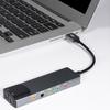 USB Звуковая карта Алюминиевый сплав Внешняя аудиокарта AC-3 DTS Адаптер для наушников Звуковая карта 7.1 5.1 канал Оптическая для ПК