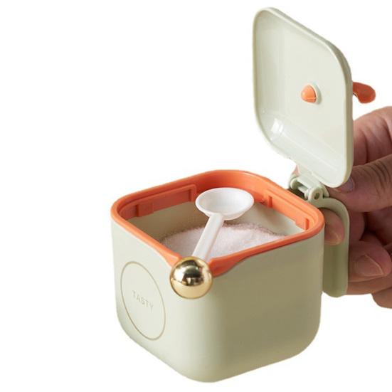 1 набор контейнеров для приправ, хорошая герметичность, пластиковая полезная коробка для соли и специй, домашние принадлежности