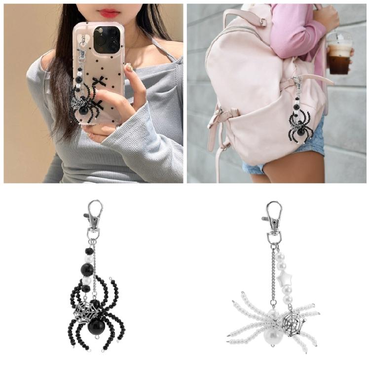 Пауки на Хэллоуин Брелок-украшение Пауки Брелок для сумки Подвеска-паук для сумки Ключница для вечеринки Подвеска на ключи или рюкзаки