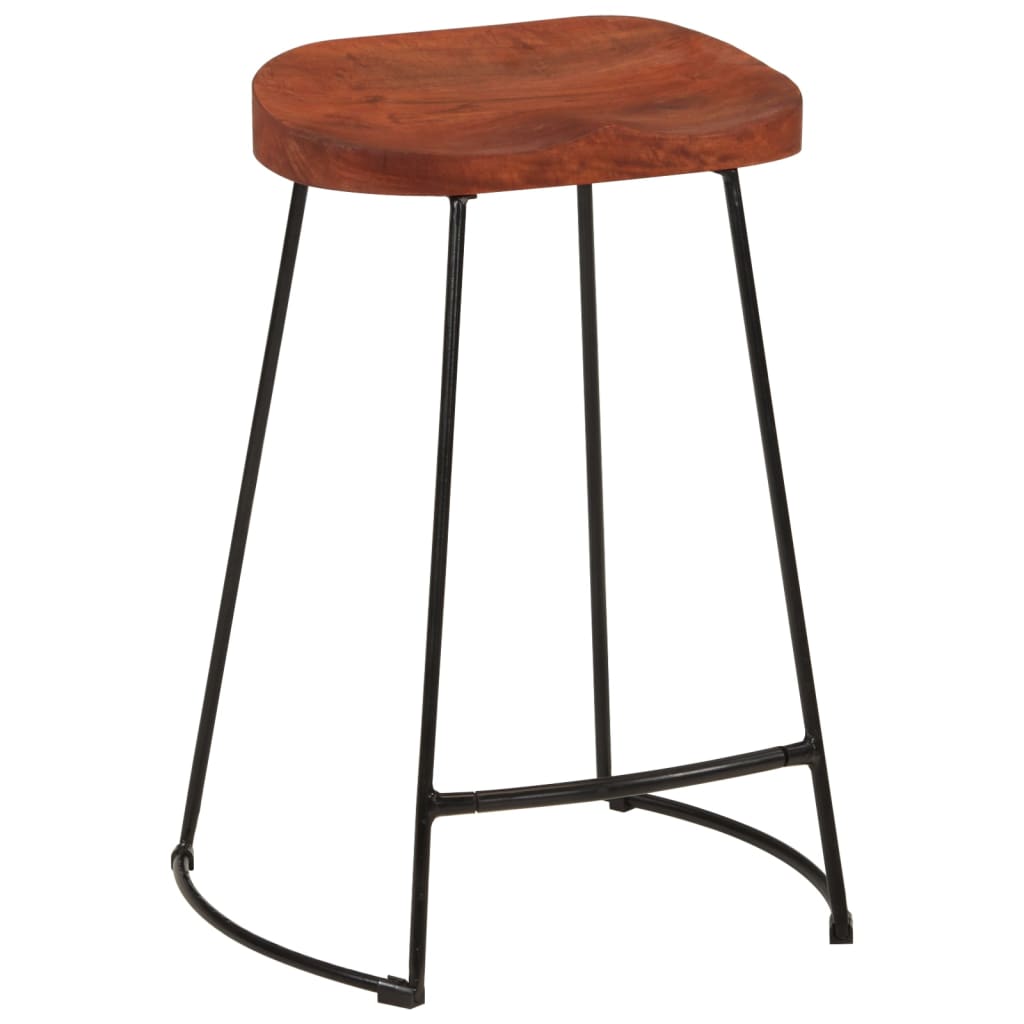 Gavin Bar Stool Set 2 pcs 45 x 40 x 63 cm Solid Mango Wood