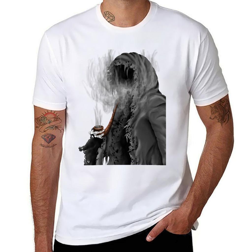 Grim Reaper Still Smoking Tshirt Nonshrink Basic Cotton Tshirt