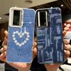 Retro Denim Pattern Soft Phone Case for Xiaomi Redmi 15C 15 14C 13C 12C Poco X5 X6 X7 Pro X3 F8 F7 Ultra M8 13 12 Cover Back She