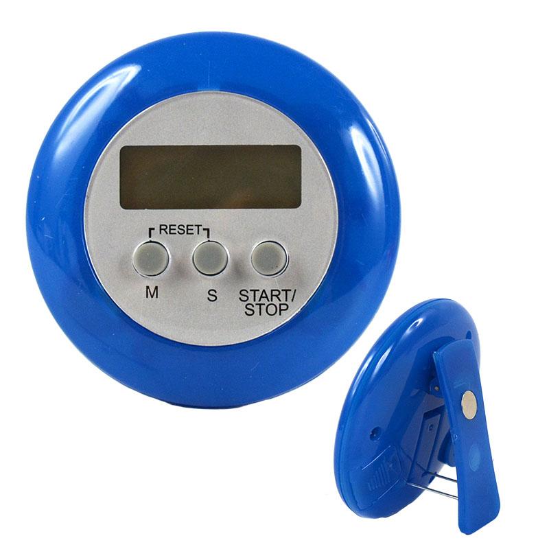 10Pcs Mini Portable Round Shape Digital Magnetic LCD Stopwatch Timer Kitchen Sport Racing Alarm Clock Countdown 99 Minute 2