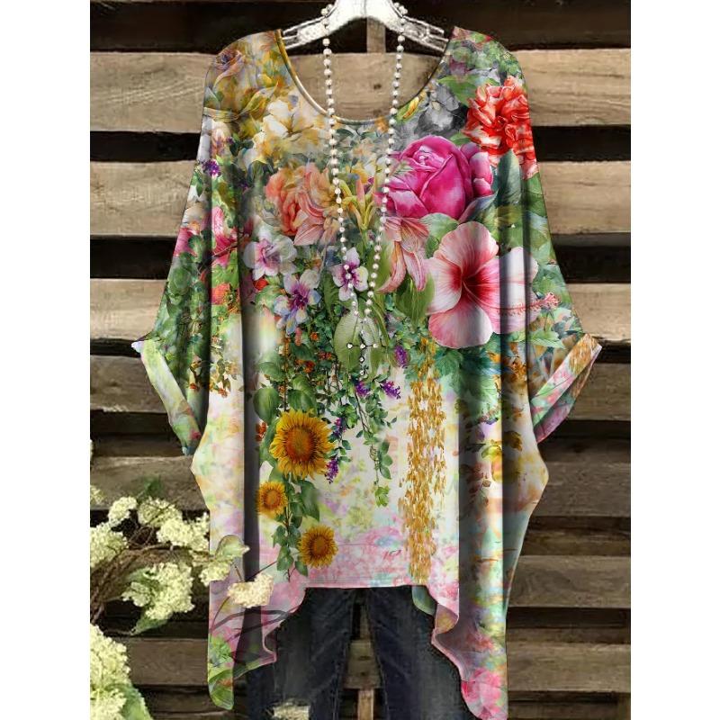 Ombre Glitter Spot Print Casual Shirt