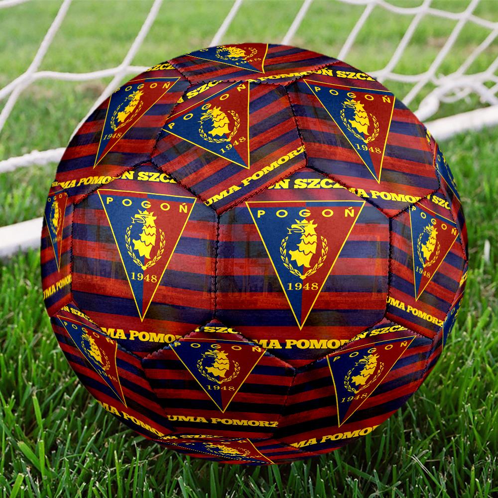 Pogoń Football Crest Size 5 Soccer Ball,Indoor/Outdoor Suitable for Training Matches Tournaments Practice Games Perfect Gift for Fan