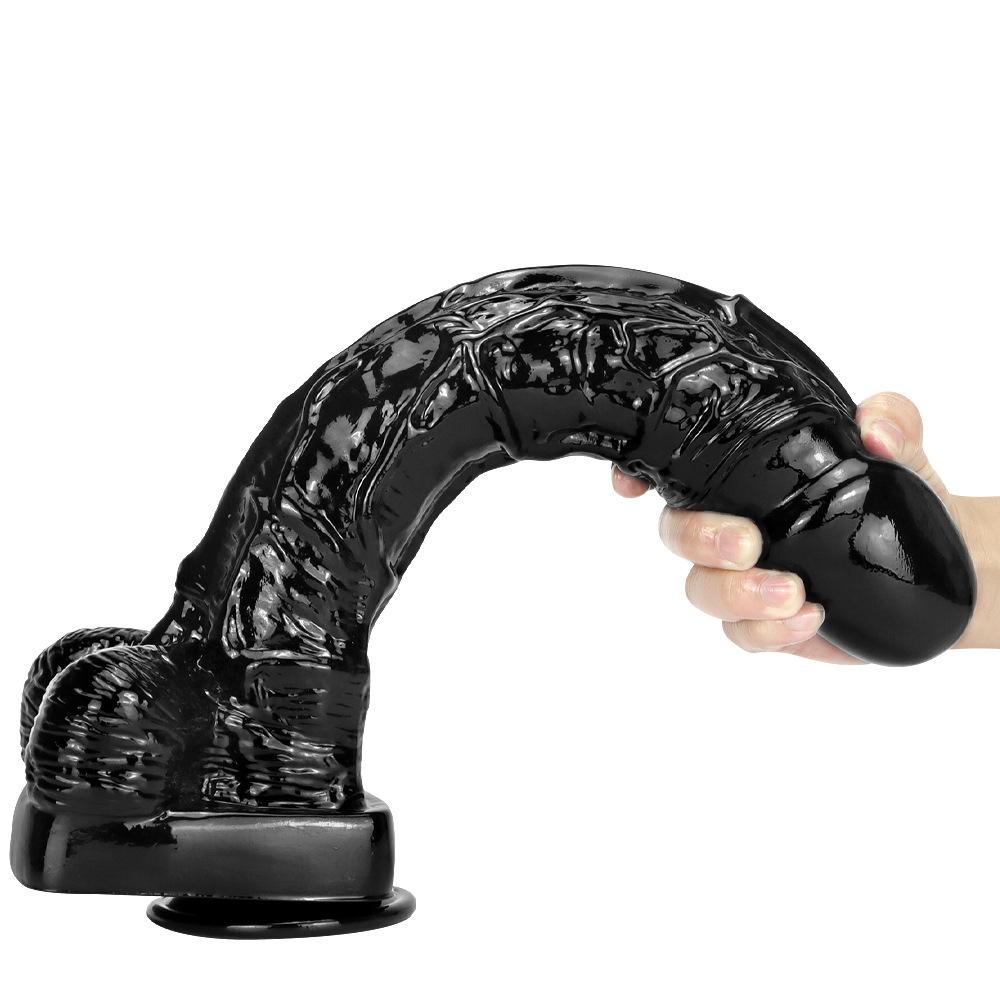 39CM Huge Dick Black Monster Cock Dildo for Anal Anal Plug Fisting BDSM Sex Anal Toys Realistic Penis Fetish