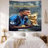 Mbappe Custom Your Name Wall Decor Tapestry Art For Pet Memorial Birthdaywedding Party Backdrop Family Gift